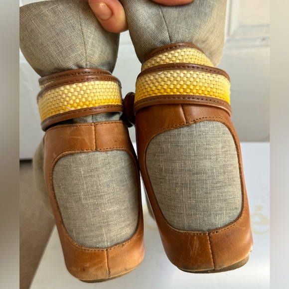 80%20 Molly open toe leather strap booties size 8.5us - Picture 3 of 10